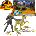 Jurassic World Dominion Игрален комплект Dr. Ian Malcolm & Velociraptor HGP77